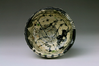 池田省吾 織部ぐい呑 三和堂 (東京・日本橋）