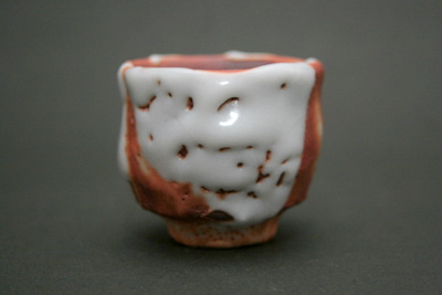 林正太郎・赤志野ぐい呑 三和堂（東京・日本橋）｜志野｜林孝太郎｜織部