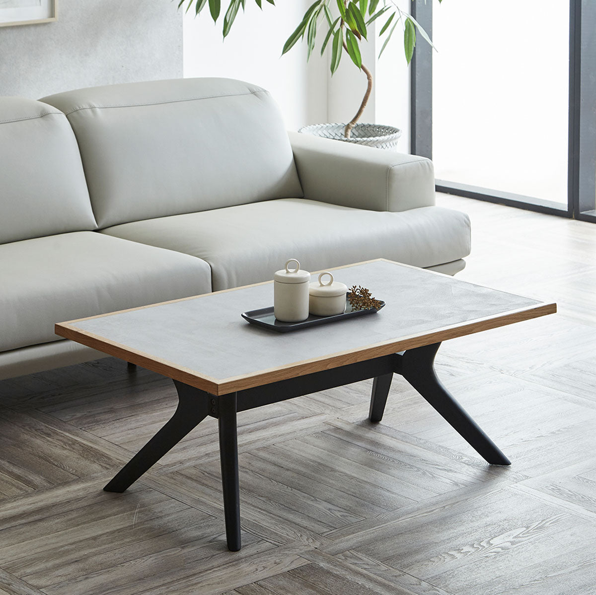 ラミン CT100 BR/脚BK(2個口) ｜家具・インテリア通販の関家具【公式】