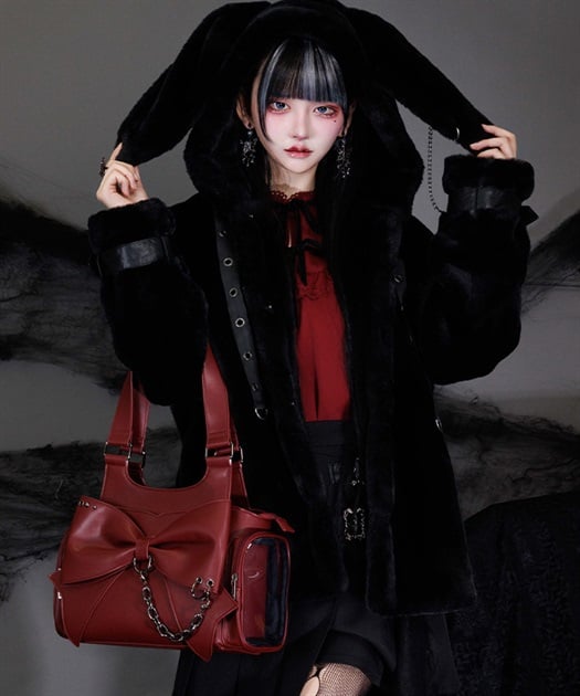 クリアポケットリボンバッグ | axes femme online shop