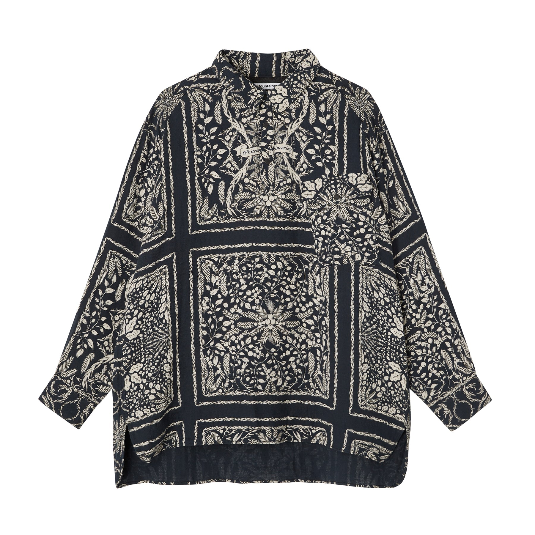 ホワイトマウンテニアリング】ボタニカル バンダナ プリントプル