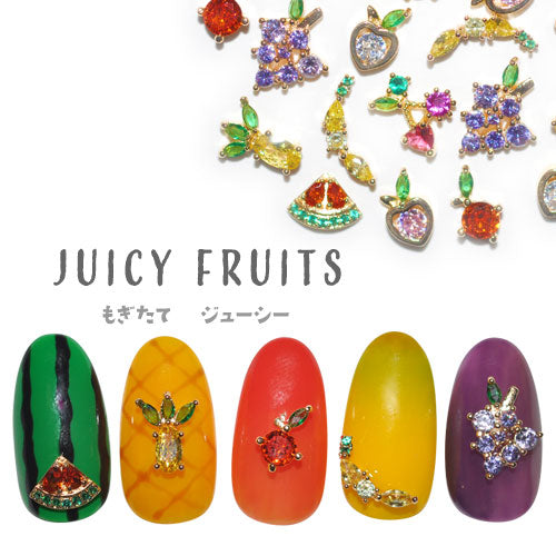 果実 フルーツ ジルコニア ネイルパーツ メタルパーツ ジェルネイル