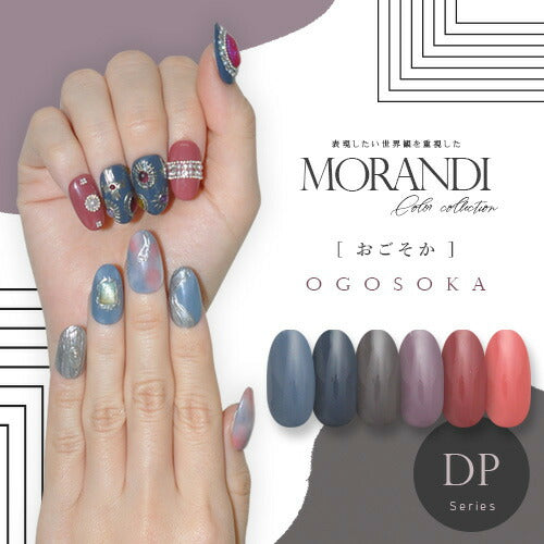カラージェル モランディーシリーズ 『おごそか』DP ジェルネイル