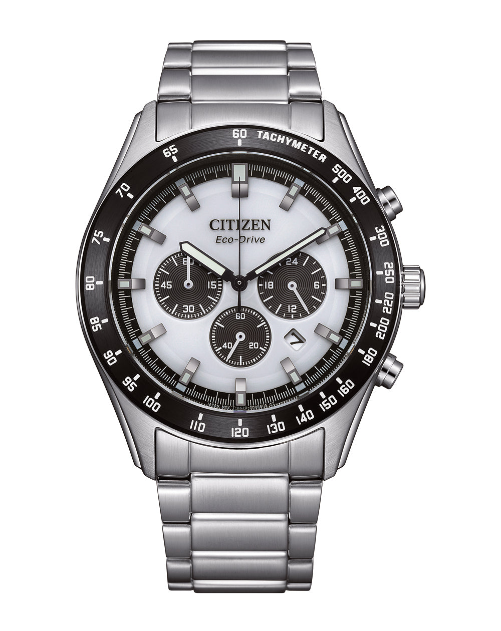 Citizen Eco-Drive White Dial Stainless Steel Watch CA4674-58A