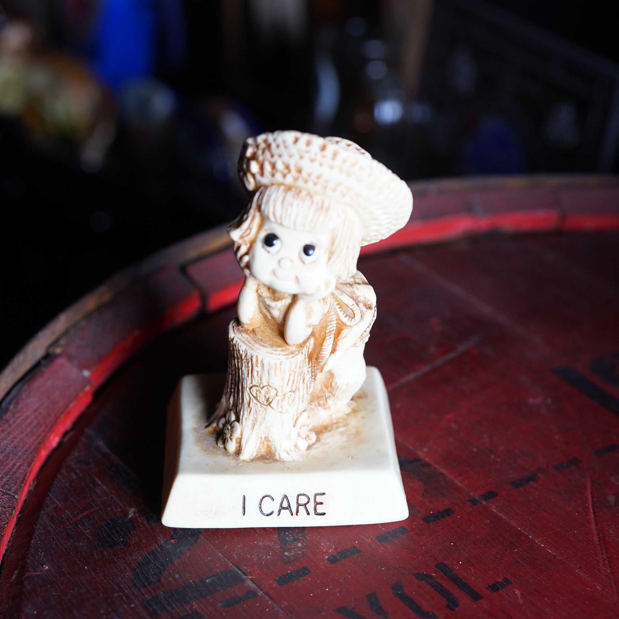 4体セット 70's メッセージドール PEACE ピースマーク シリースカルプ