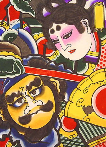 和凧☆牛若丸と弁慶☆