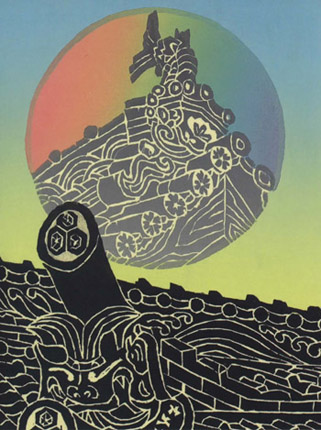 寺司勝次郎の木版画 作品紹介－1｜屋根の版画家 寺司勝次郎