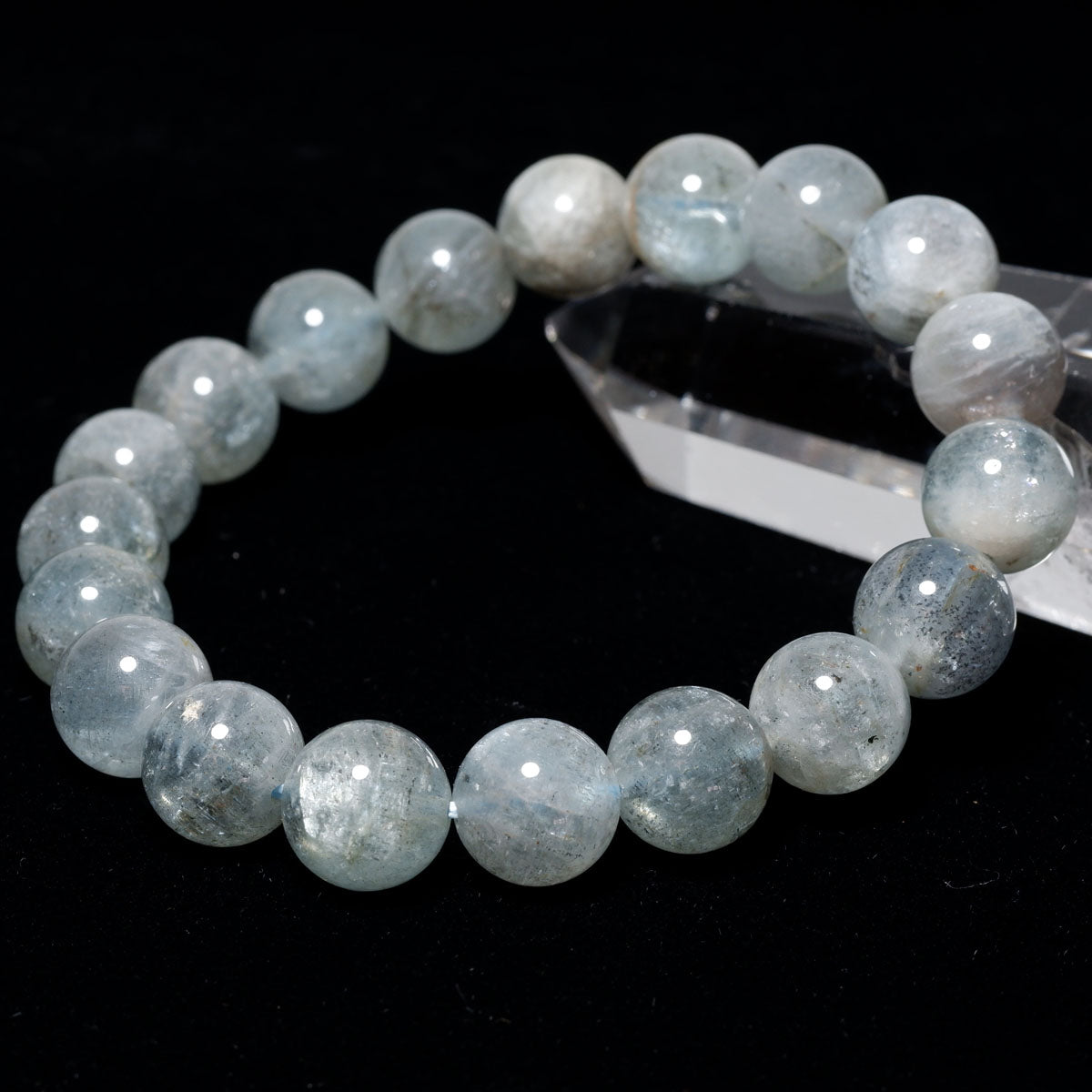 アクアマリン ブレスレット 11mm メール便可 [M便 1/10] 111-26884