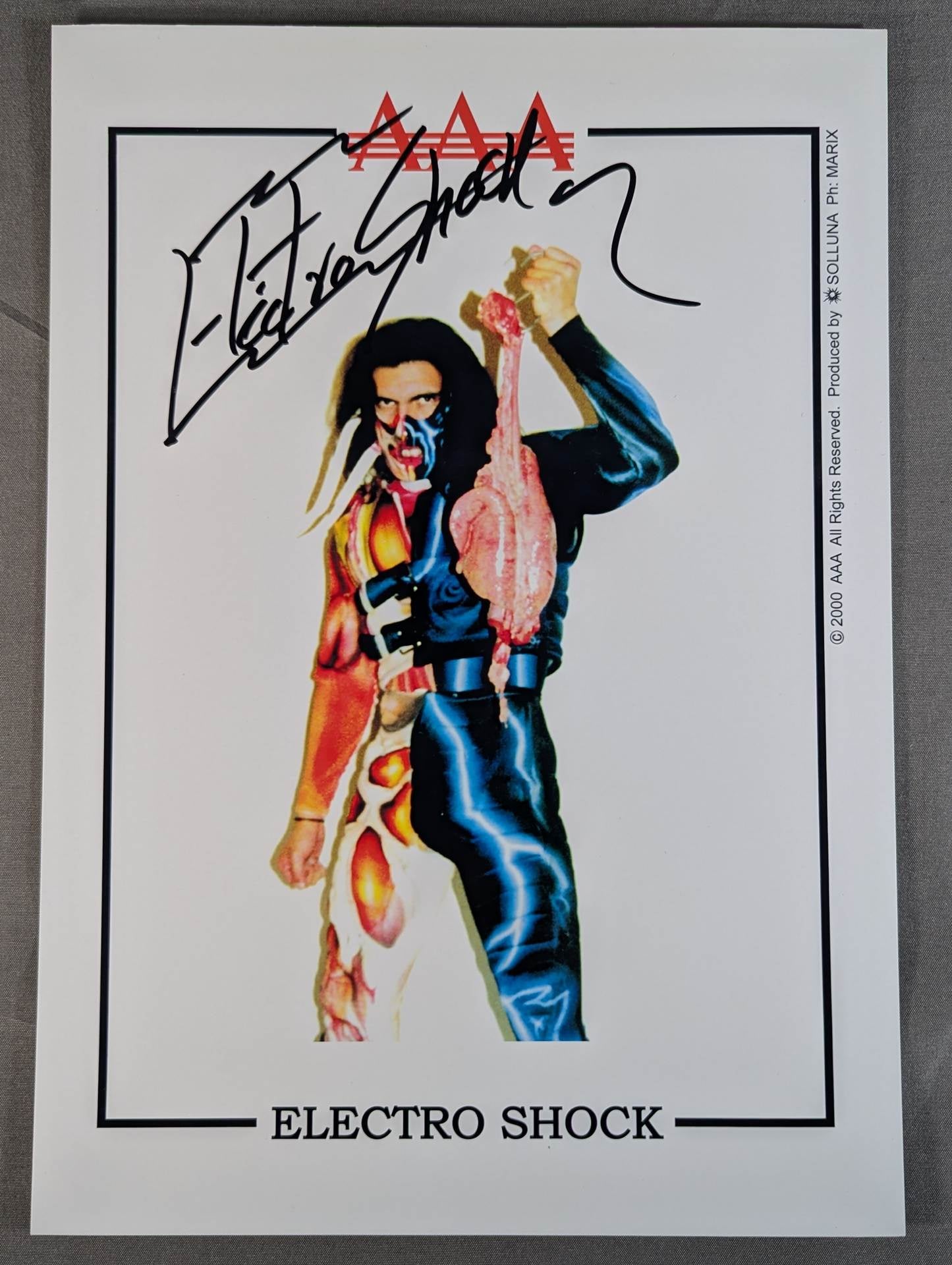 ☆AAA☆ エレクトロ・ショック 直筆サイン入り バトス・ロコス ポート