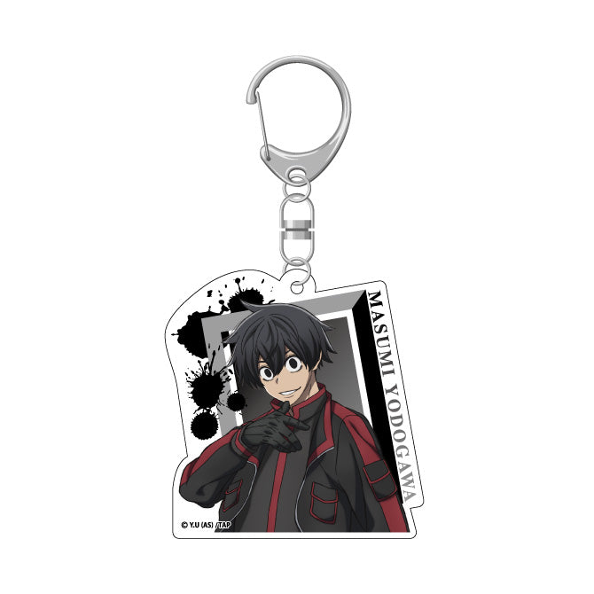 綾*様 桃源暗鬼 技名 アクリルキーホルダー 淀川 天使と悪魔 箔押し