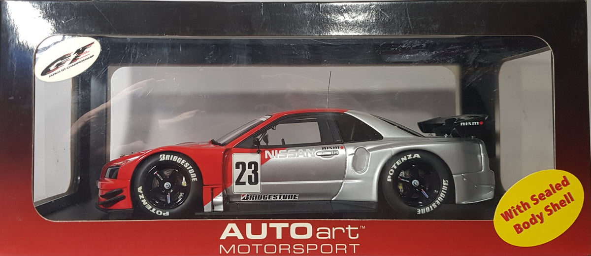 1:18 Autoart Nissan Skyline GTR R34 JGTC 2003 Test Car #23 - After