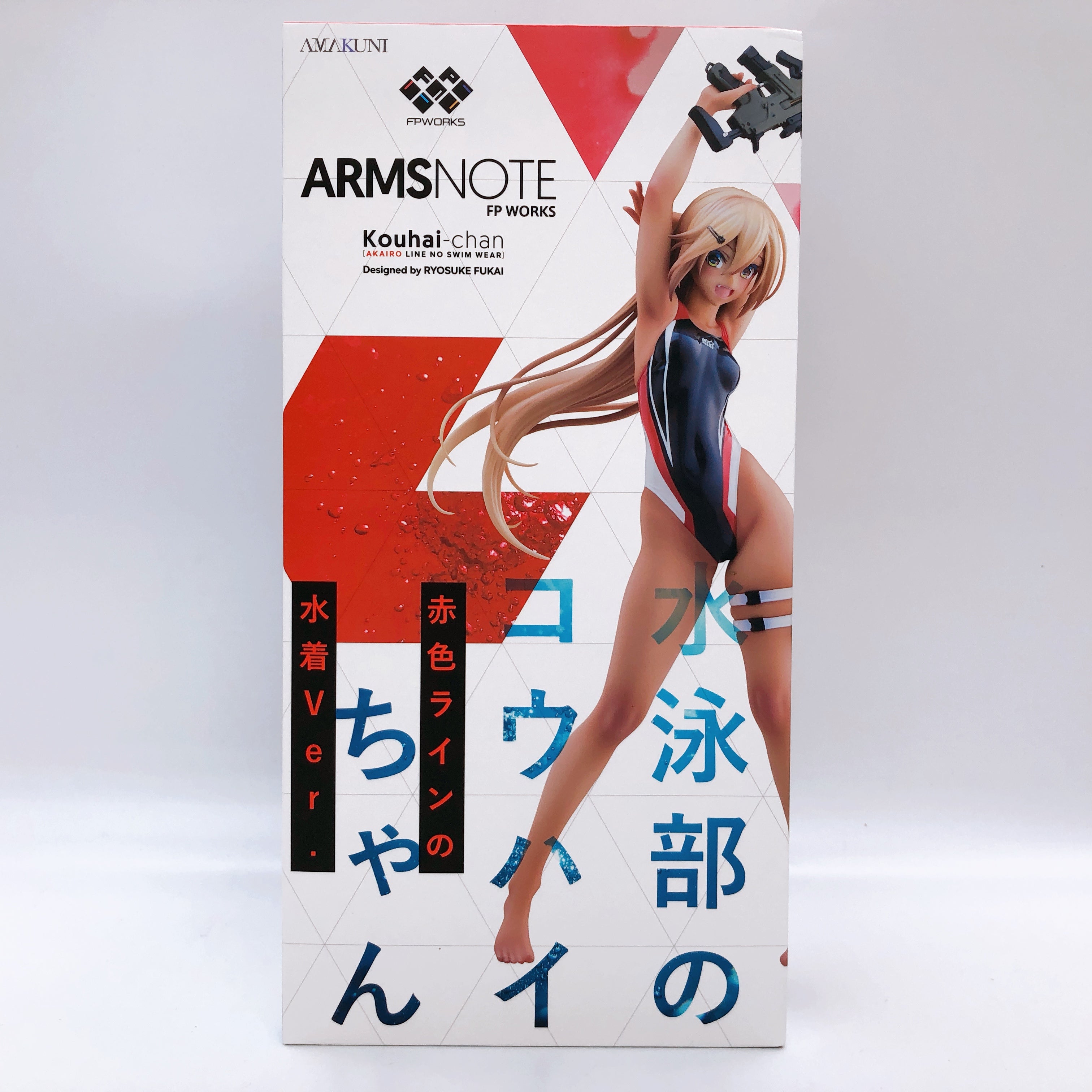 ARMS NOTE Kouhai-chan of the Swimming Club Red Line Swimsuit 1/7 Figur
