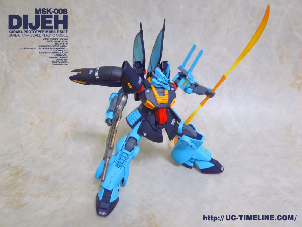 HGUC ディジェ 完成報告。 – UC-TIMELINE. ガンプラ好きだけど難しい