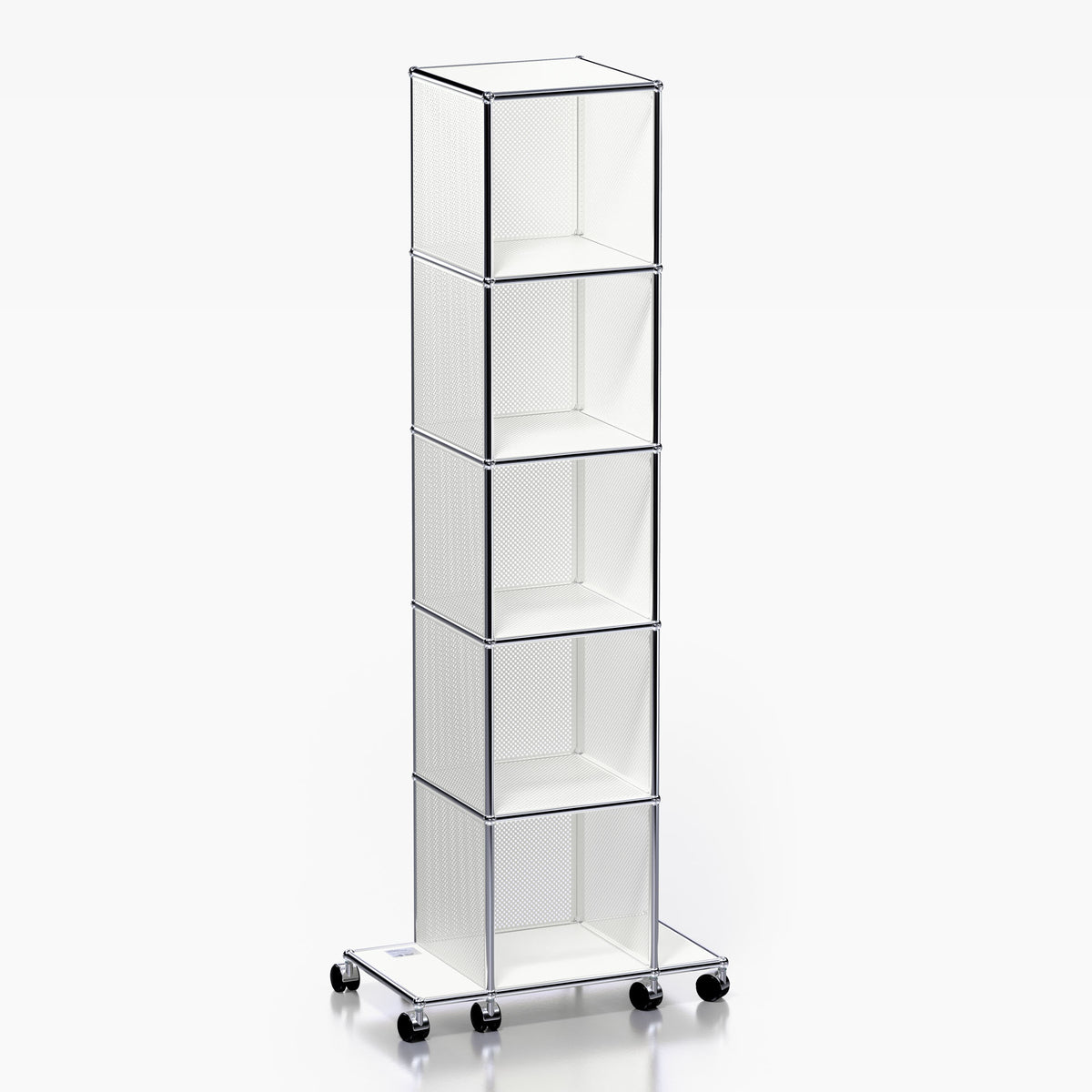 Tower A (High-Rise): Tall & Narrow Bookshelf Tower – USM Modular