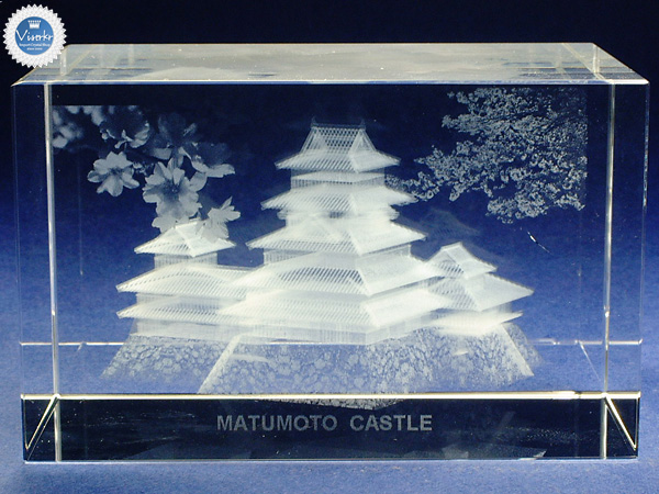 XXAOB118 3Dクリスタル 松本城の商品ご注文ページ