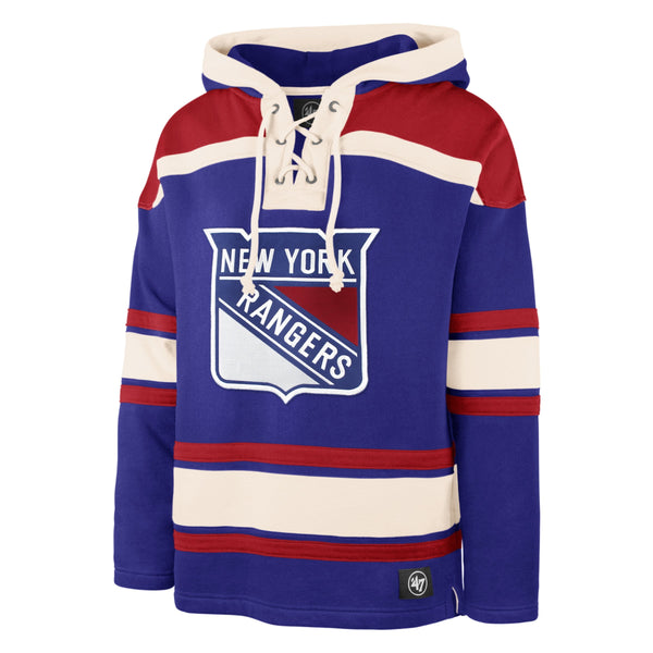 New York Rangers Apparel | Fleece Lacer Hood | '47