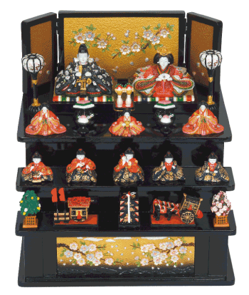 丹青堂のコンパクト段飾り