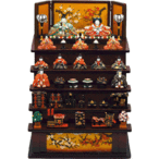 若菜雛 木製七段飾り 【丹青堂製】｜雛人形の販売・通販【丹青堂