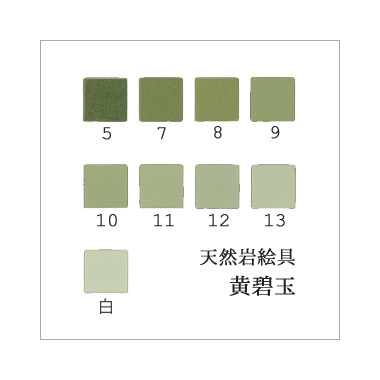 黄碧玉（日本画用・天然岩絵具）｜岩絵具販売・通販【丹青堂】 商品