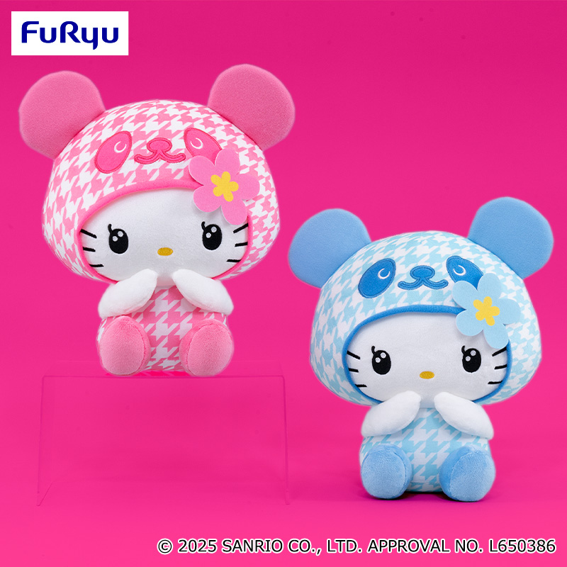 パンダハローキティ ときめく平成BIGぬいぐるみ｜タイトーの3月の