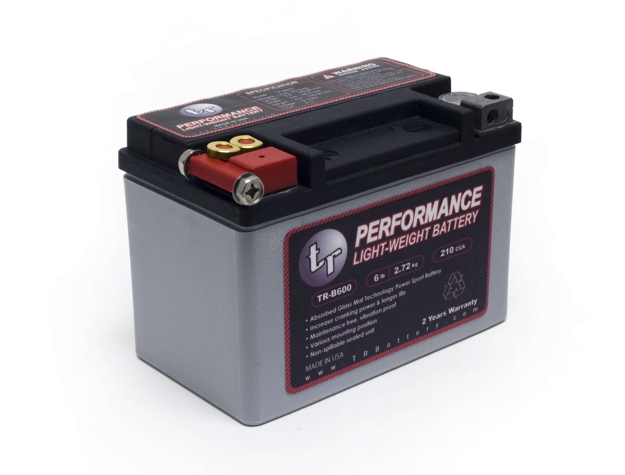 Tomioka Racing TR-B600 Performance Lightweight Battery