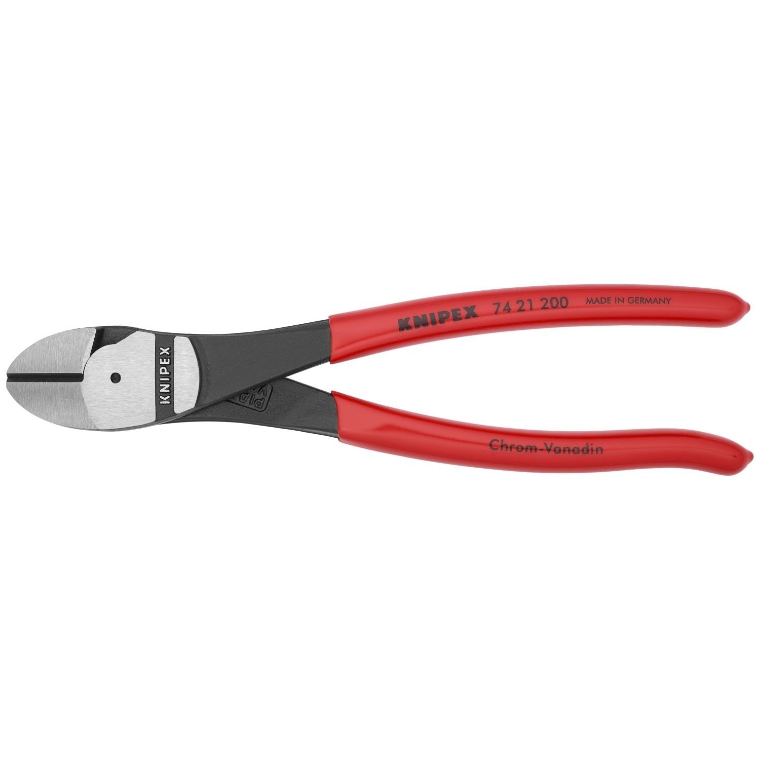 Knipex 74 21 200 High Leverage 12° Angled Diagonal Cutters