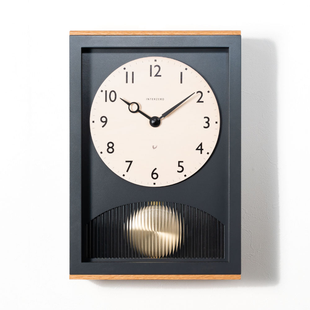 CHAMBRE アーチの振り子時計 GRAY CH-066GY シャンブル 壁掛け時計