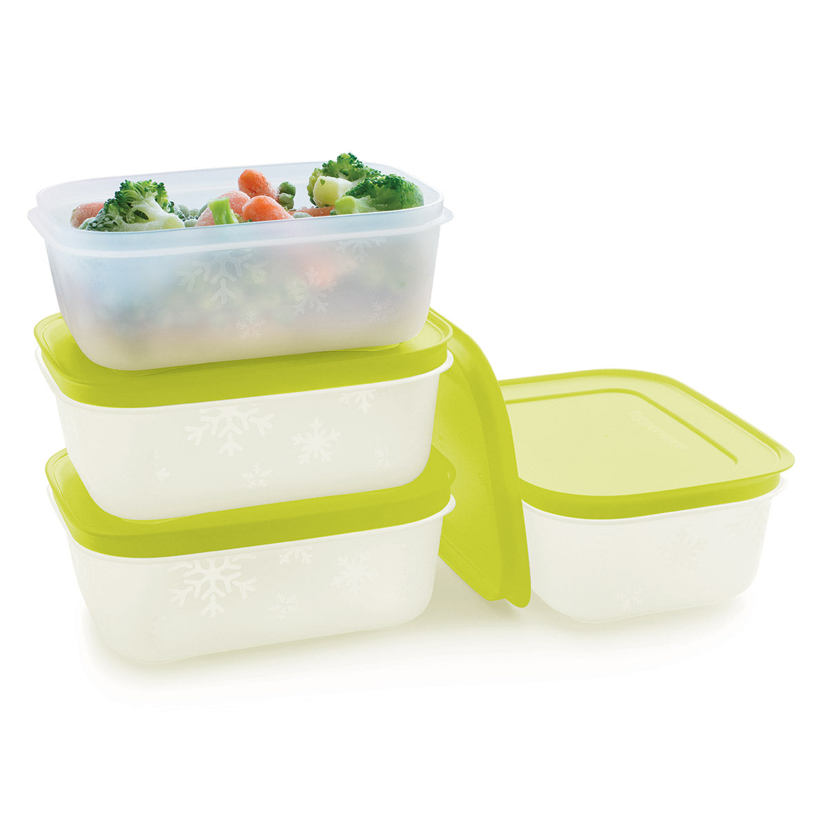 Tupperware® Freezer Mates® PLUS Small Shallow | 4-Piece Container