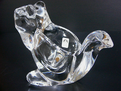 佐々木クリスタル ガラスのどうぶつえん リス 【器道楽】