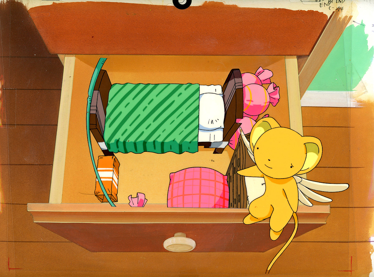 セル画 原画付き3枚セット カードキャプターさくら(ケロちゃん)