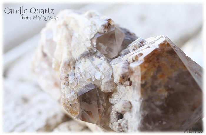 マダガスカル産キャンドルクォーツ 天然石 ヒーリングストーンの