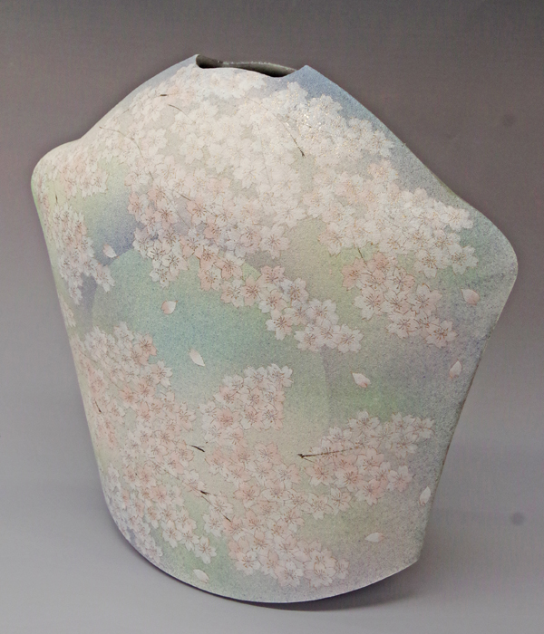 島田恭子 桜・牡丹文器 ｜益子焼販売 善五