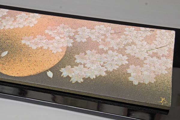 島田恭子 桜文陶板 ｜益子焼販売 善五