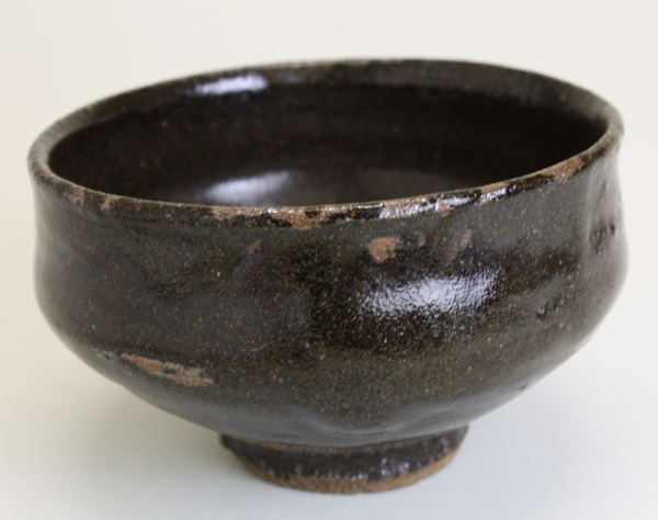 濱田庄司（人間国宝）黒釉茶碗 共箱 ｜益子焼販売 善五