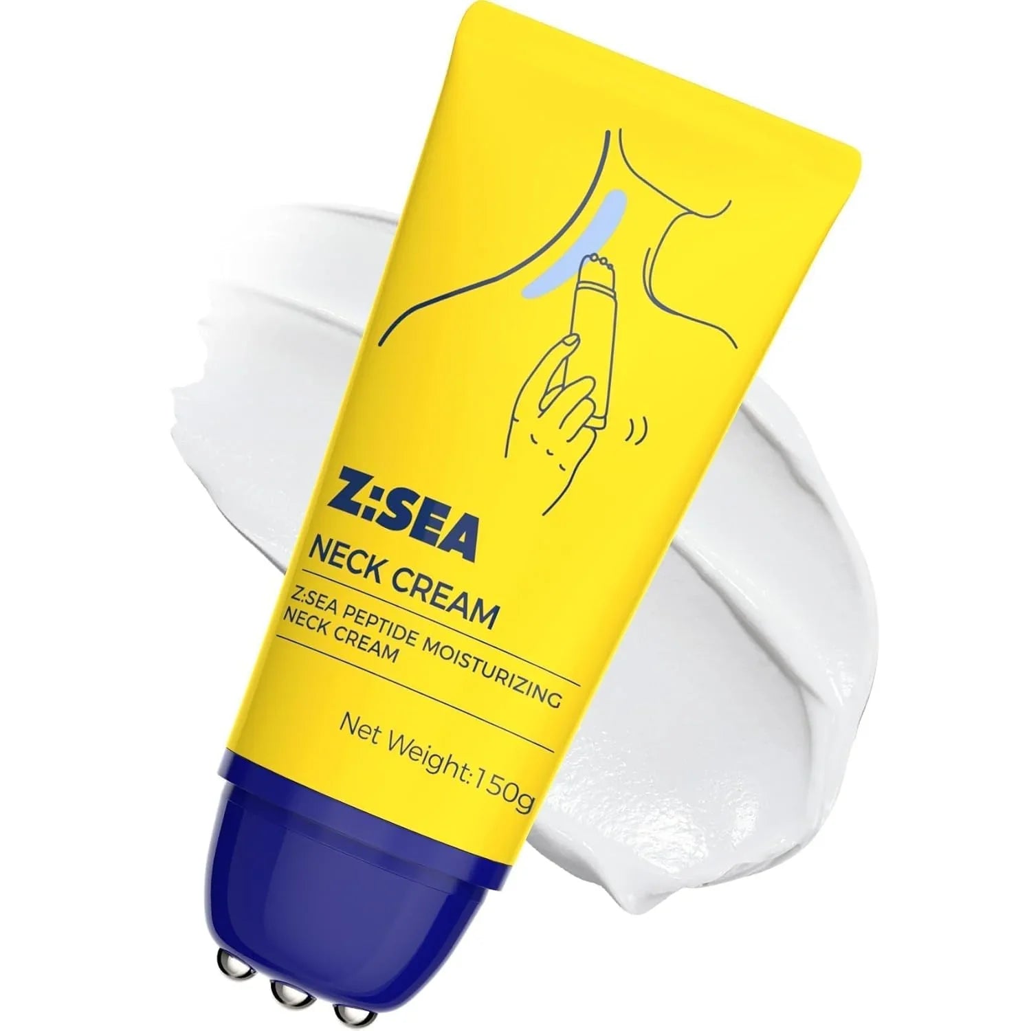 Neck Firming Cream with Roller | Anti-Aging & Lifting | Z:SEA