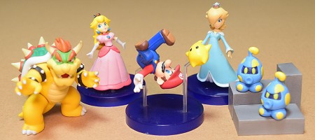 カプセルトイ＞スーパーマリオギャラクシー デスクトップマスコット