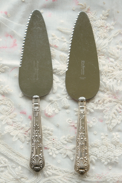 純銀 CWケーキサーバー アンティーク 希少 純銀 CWケーキサーバー