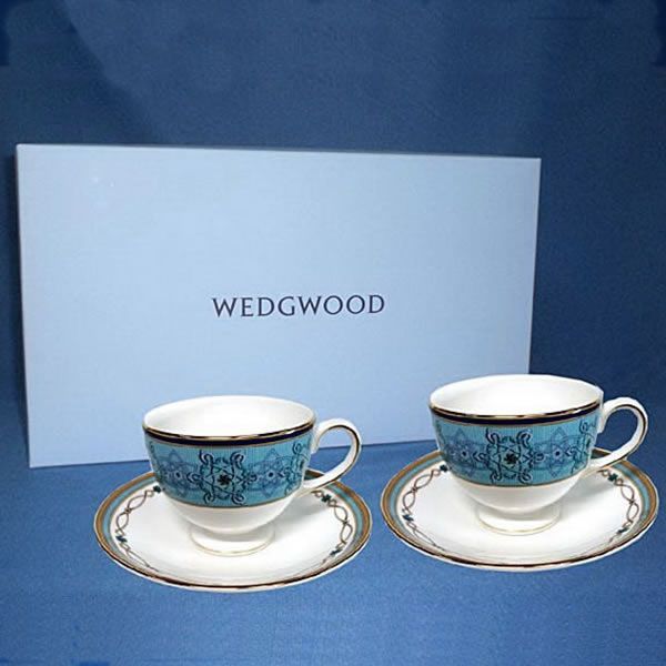 ウェッジウッド（Wedgwood）ターコイズジュエル ティーカップ