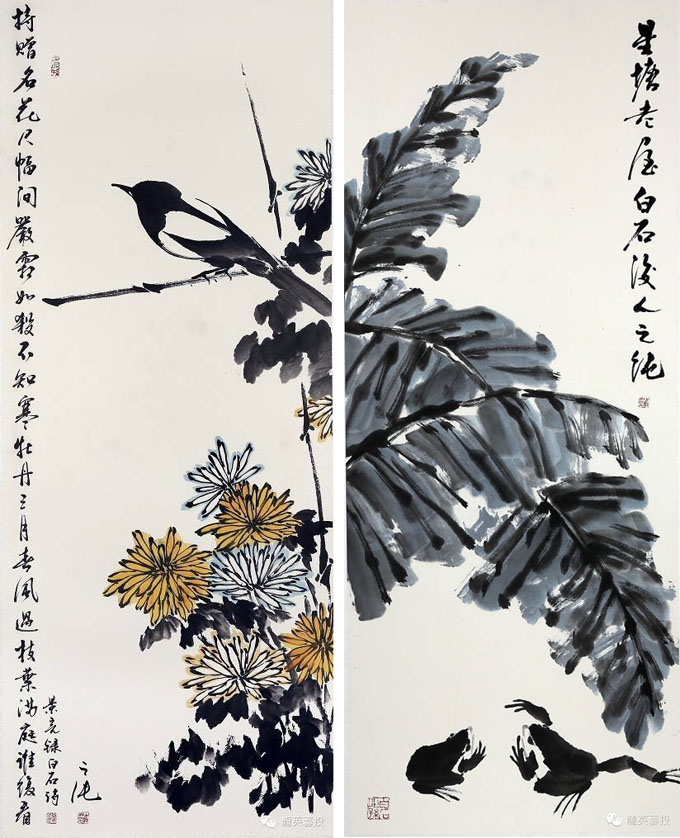 現代中国画の巨匠・斎白石の孫、熊之純が個展を 日中絵画交流・記念