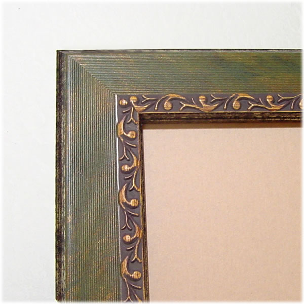 オーダーポスターフレーム・オーダー額縁 OF59603 グリーン