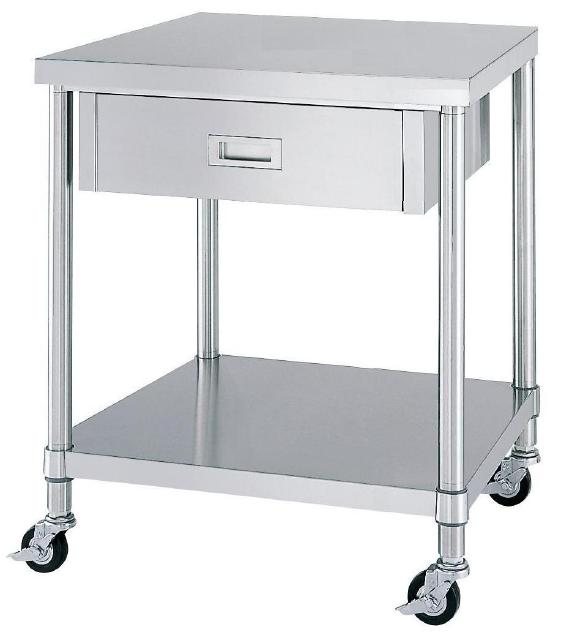 シーダブルデーCWD／ステンレス作業台移動式、ステンレス作業台