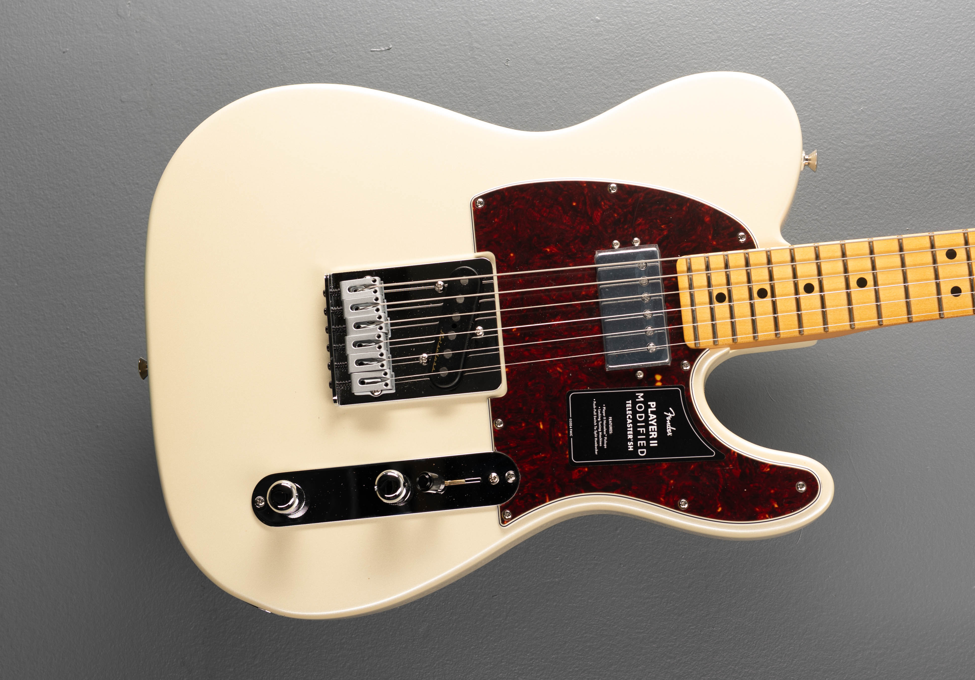 Player II Modified Telecaster SH - Olympic Pearl – Dave's Guitar Shop