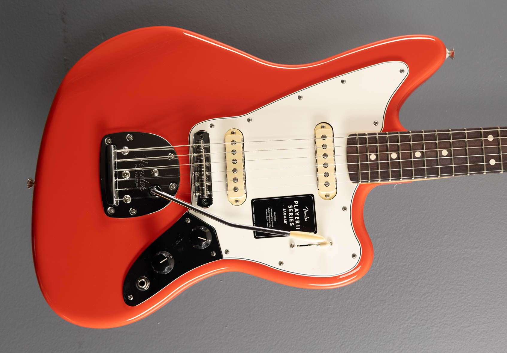 Player II Jaguar - Coral Red – Dave's Guitar Shop