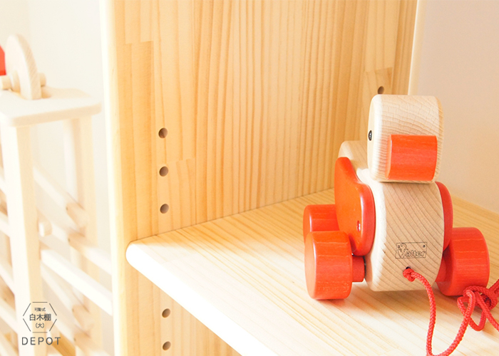 白木棚（大）可動式】】ブロック社【送料無料】【ラッピング・代引き