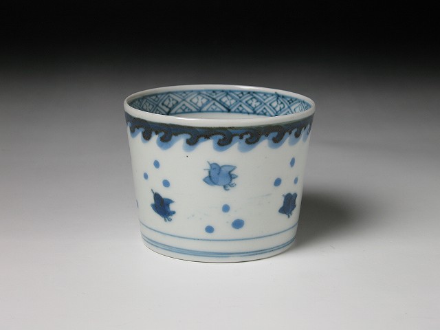 古美術 三樹 - 古伊万里 波千鳥文蕎麦猪口 | 古美術品専門サイト