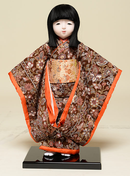 市松人形 13号市松人形：京友禅正絹古布本仕立仕様：伊藤草園作