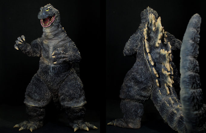 浅井造型】 キンゴジ 決戦！富士山麓の雄叫び 完成品