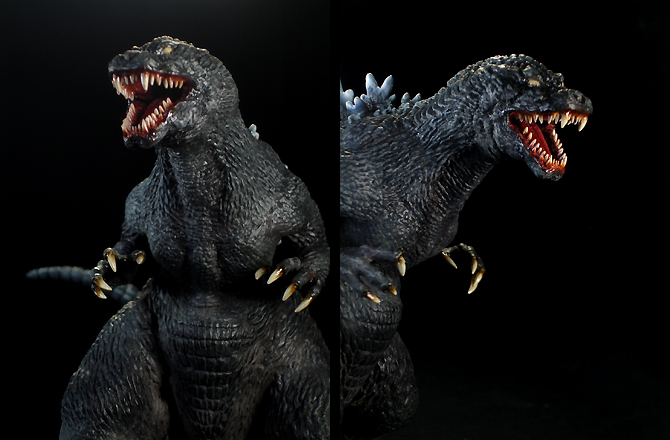 □ウエストケンジ 石井勝巳リアルコレクションNo.1 GMKゴジラ 完成品□