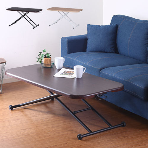 ガス昇降フリーテーブル ワイド テーブル 昇降式テーブル おしゃれ