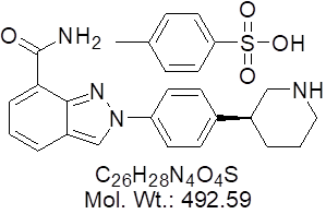 MK-4827 Tosylate [CAS: 1038915-73-9] Niraparib Tosylate
